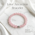 Love Attraction Bracelet — Rose Quartz · Heart Chakra · Unconditional Love