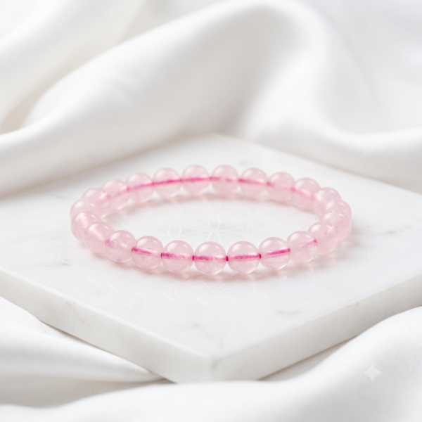 Rose Quartz Bracelet — Love · Healing · Inner Peace