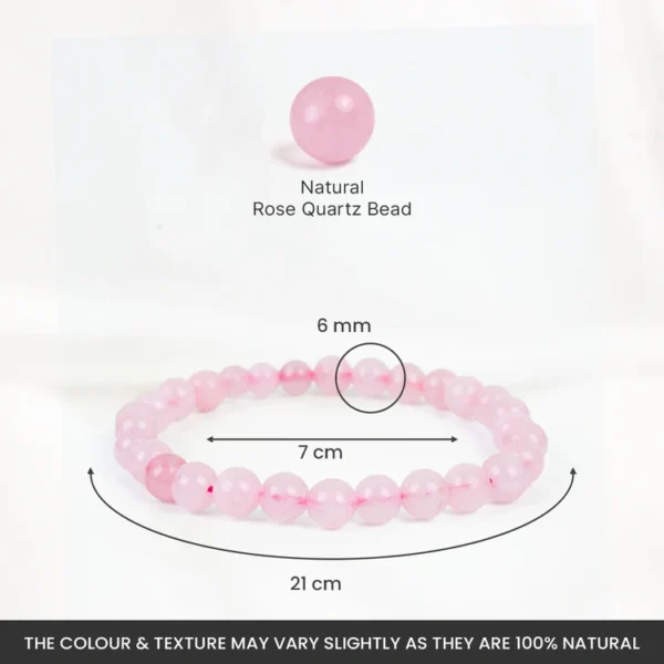 Rose Quartz Bracelet — Love · Healing · Inner Peace