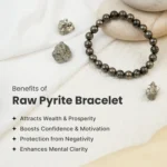 Raw Pyrite Bracelet — Prosperity · Protection · Power