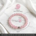 Love Attraction Bracelet — Rose Quartz · Heart Chakra · Unconditional Love