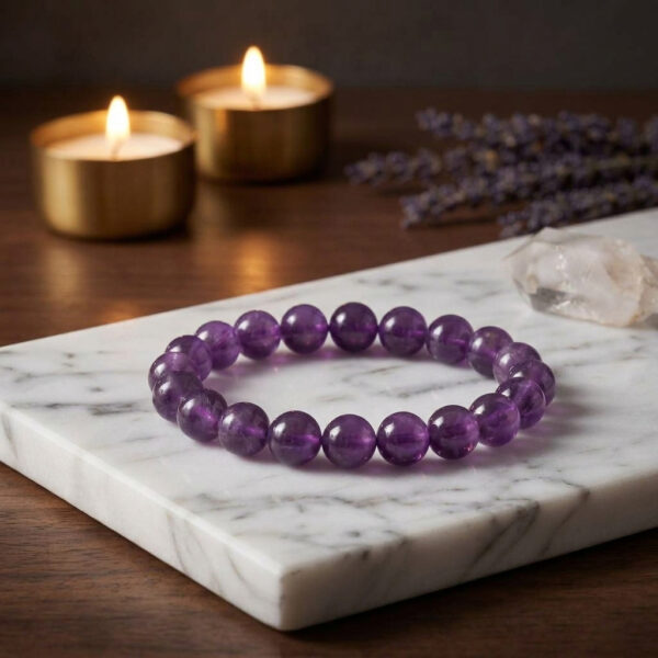 Original Amethyst Bracelet — Calm · Clarity · Emotional Healing
